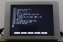 PC-8001 カラーバープログラム